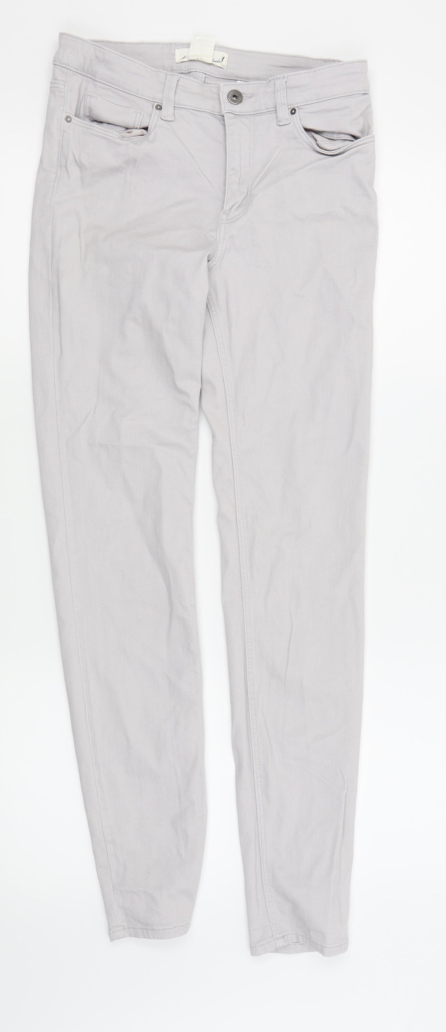 L.O.G.G Womens Grey   Skinny Jeans Size 8 L27 in