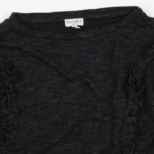 outfit kids Girls Black   Basic T-Shirt Size 9 Years