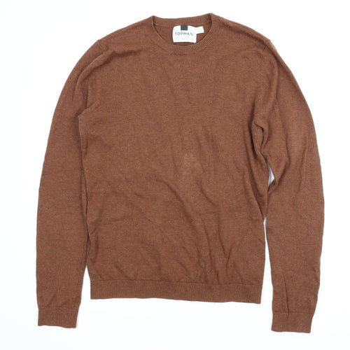 Topman Mens Brown   Pullover Jumper Size XS