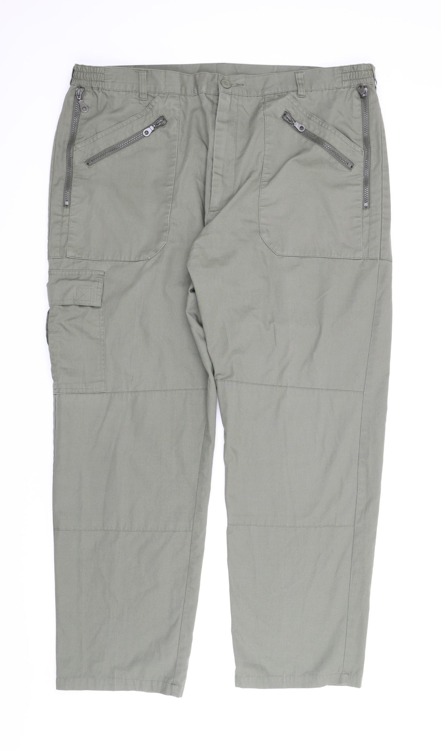 Preworn Mens Green   Cargo Trousers Size 42 in L28 in