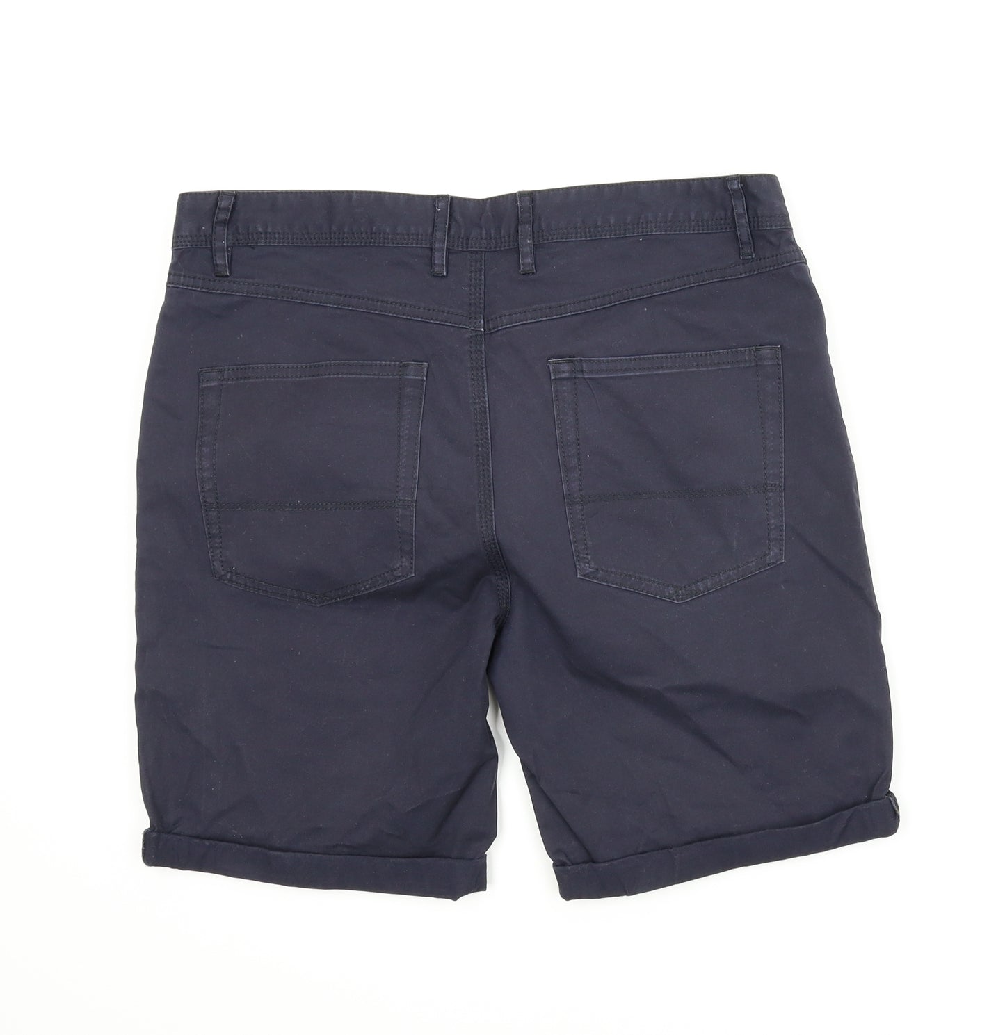 River Island Mens Blue   Chino Shorts Size 32 in