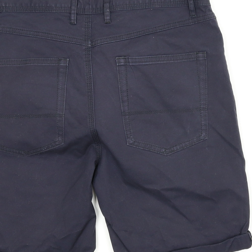 River Island Mens Blue   Chino Shorts Size 32 in