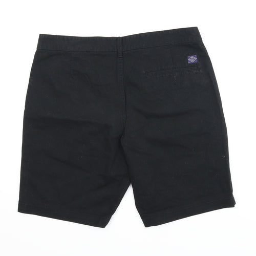 M&S Mens Black   Chino Shorts Size 34 in