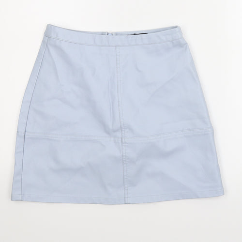 New Look Womens Blue   A-Line Skirt Size 8