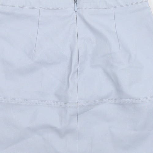 New Look Womens Blue   A-Line Skirt Size 8