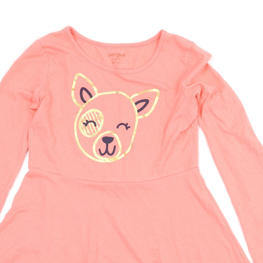 Cat & Jack Womens Pink   A-Line  Size 10