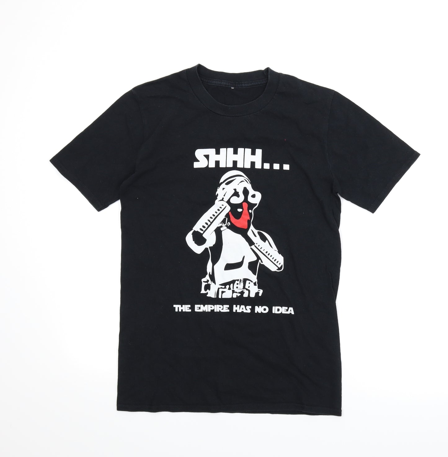 Preworn Mens Black    T-Shirt Size M  - Star Wars, Deadpool