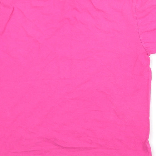Gildan Girls Pink   Basic T-Shirt Size 8-9 Years