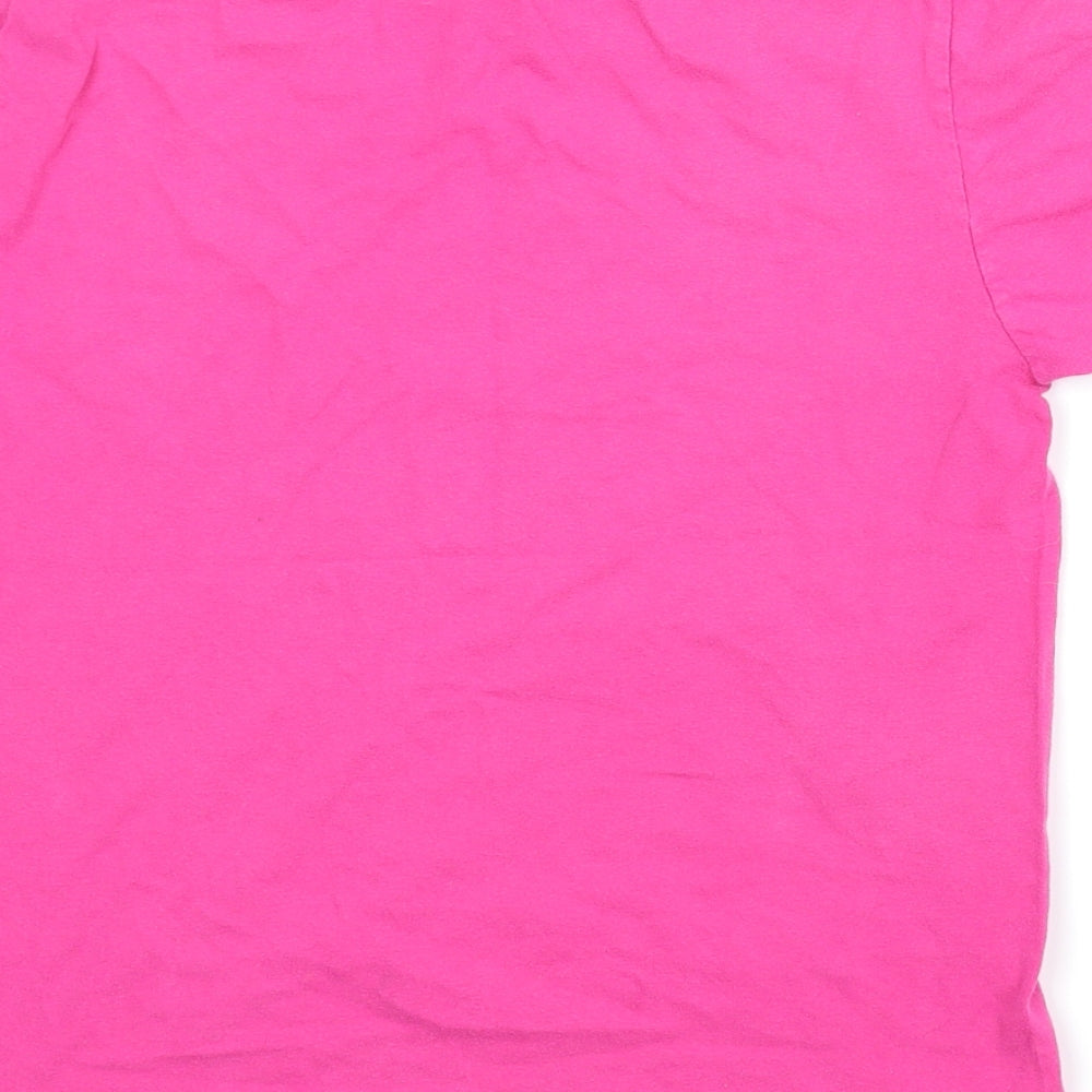 Gildan Girls Pink   Basic T-Shirt Size 8-9 Years