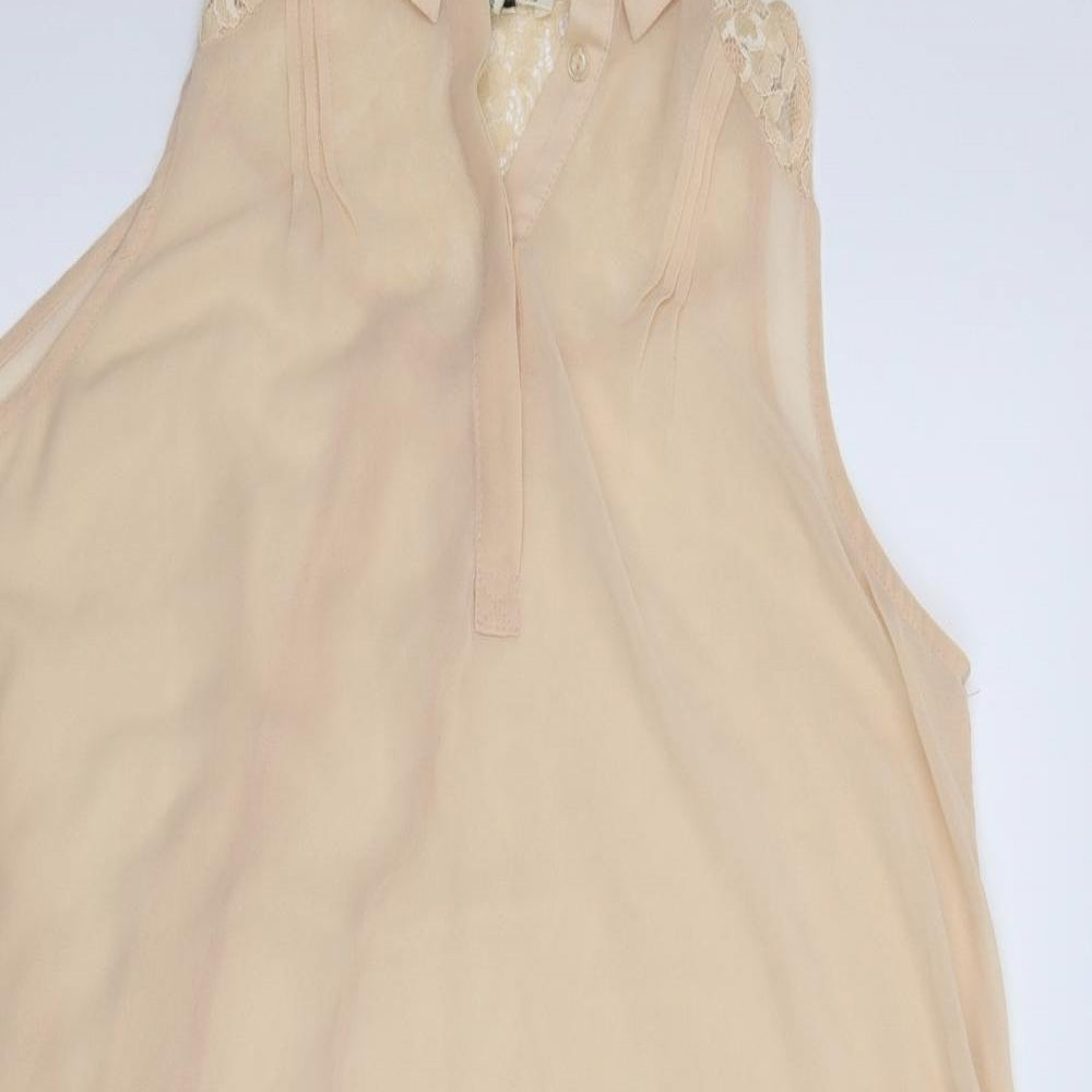 River Island Womens Pink   Basic Blouse Size 10