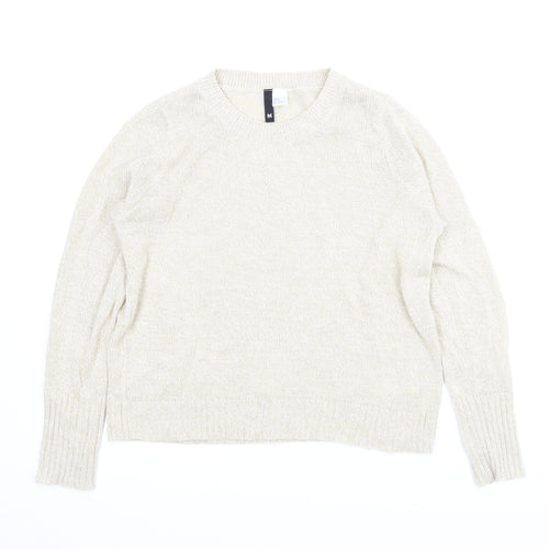 Divided Womens Beige   Pullover Jumper Size M