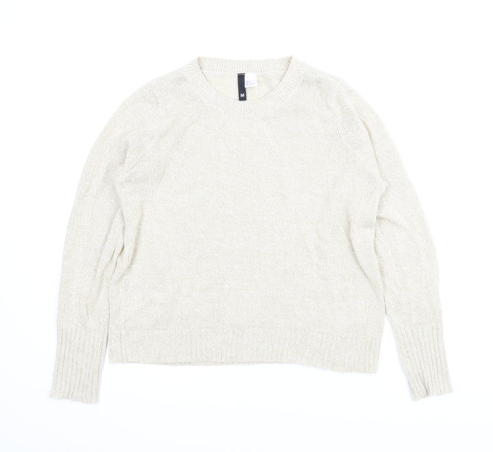 Divided Womens Beige   Pullover Jumper Size M