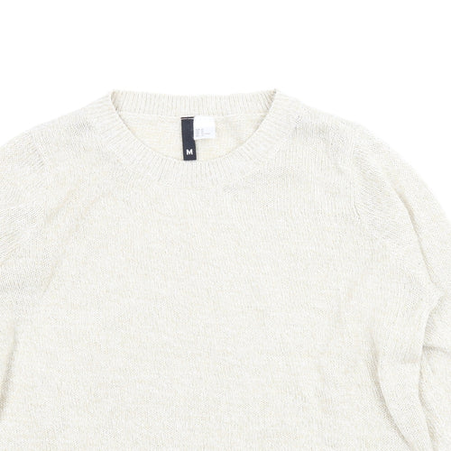 Divided Womens Beige   Pullover Jumper Size M