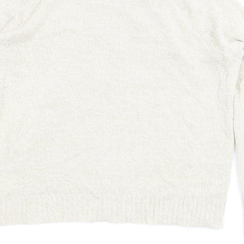 Divided Womens Beige   Pullover Jumper Size M