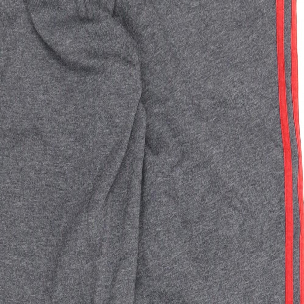 adidas Mens Grey   Sweatpants Trousers Size L L31 in