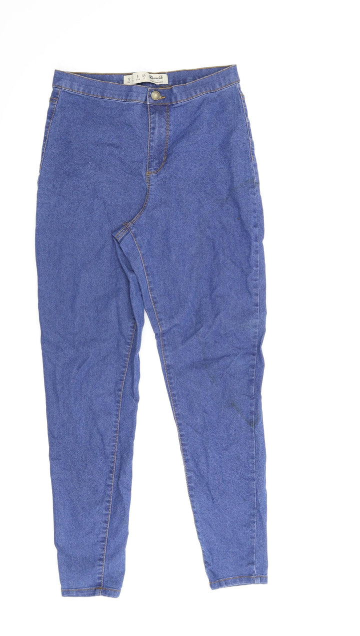 Denim Co Womens Blue Denim Skinny Jeans Size 12 L27 in