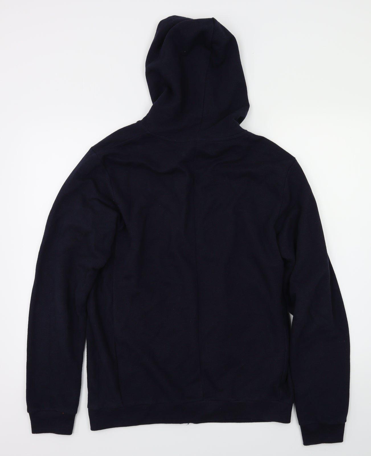 Zara Mens Blue   Full Zip Hoodie Size L
