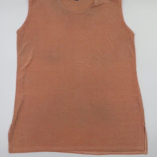 zapp clothing Womens Orange   Basic T-Shirt Size L