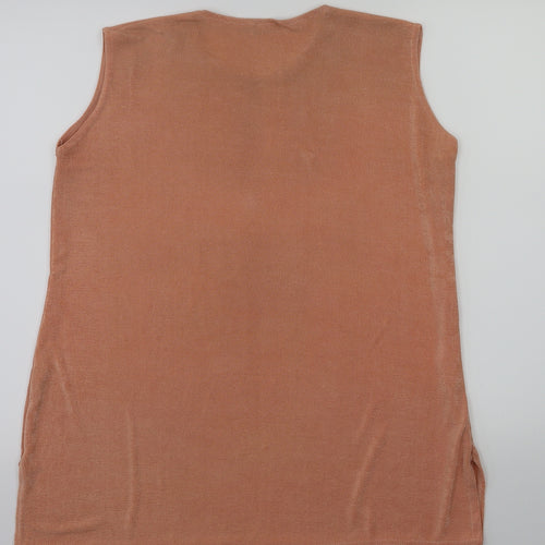 zapp clothing Womens Orange   Basic T-Shirt Size L