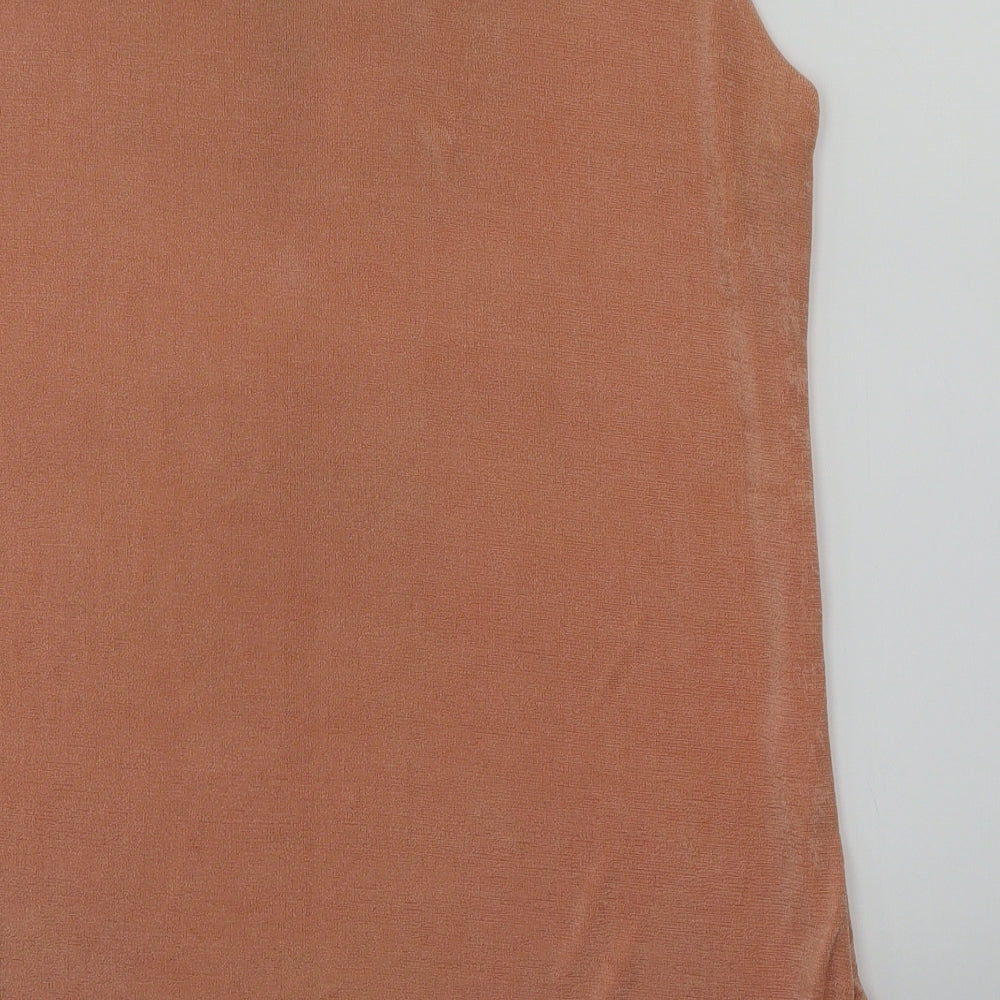 zapp clothing Womens Orange   Basic T-Shirt Size L