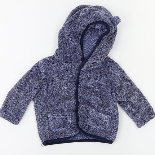 Blue Animal Print  Cami Gown Size 6-9 Months