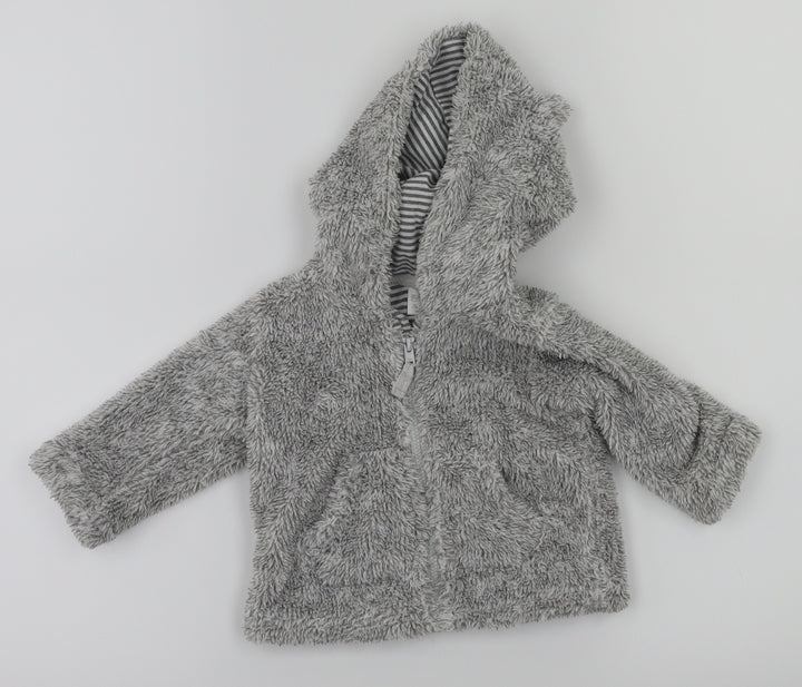 F&F Grey Animal Print Cami Gown Size 0-3 Months