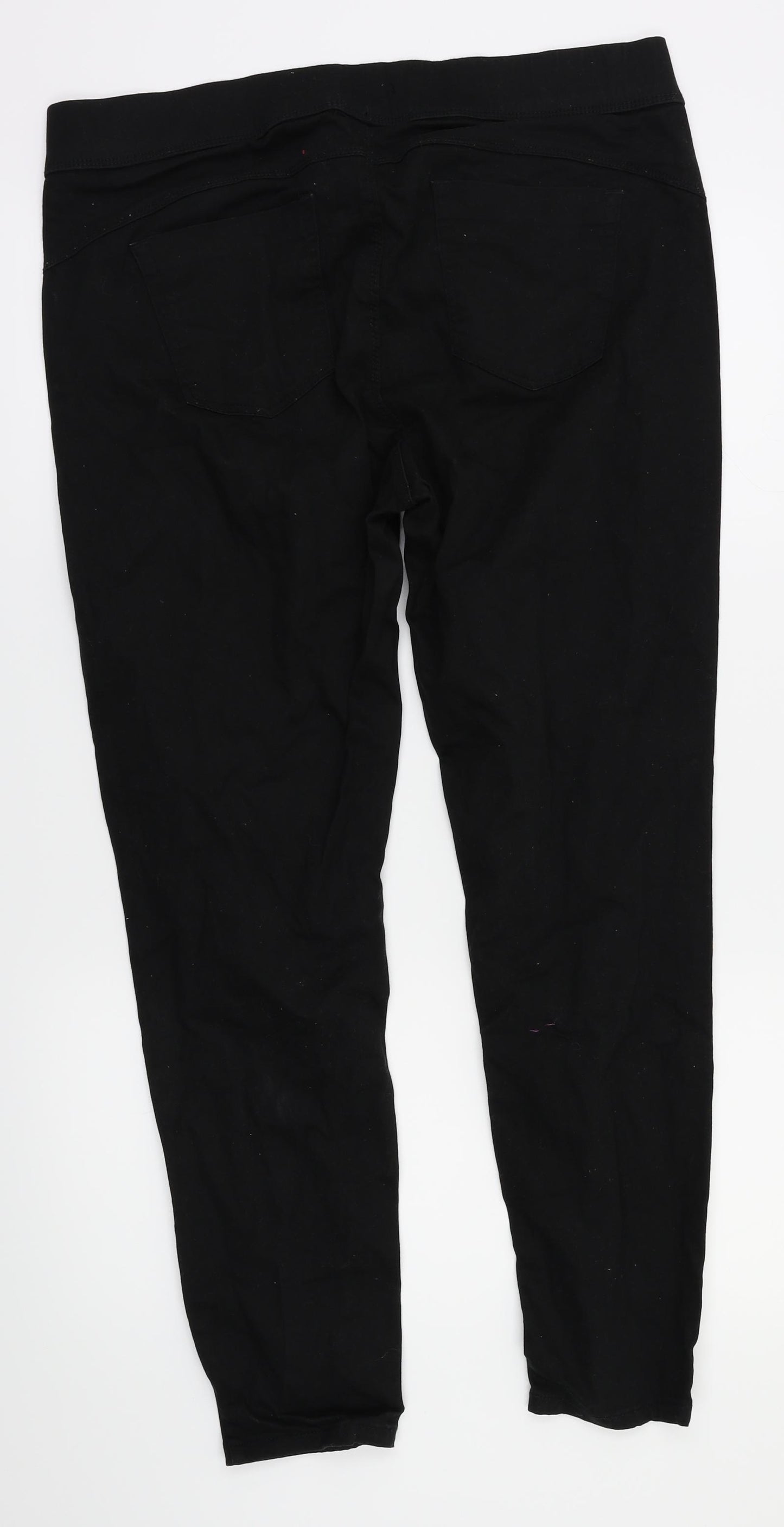 denim &co Womens Black   Skinny Jeans Size 16 L27 in