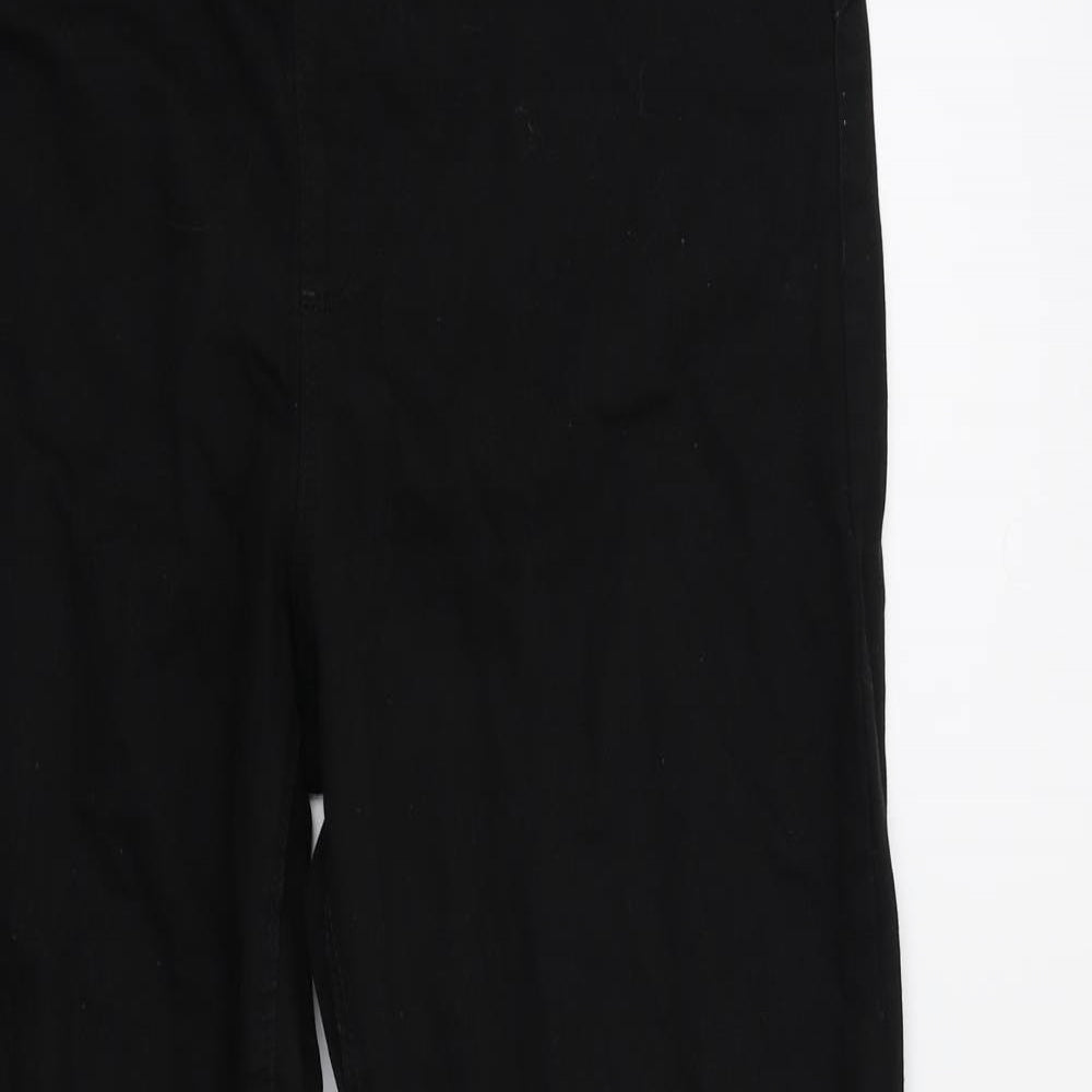 denim &co Womens Black   Skinny Jeans Size 16 L27 in