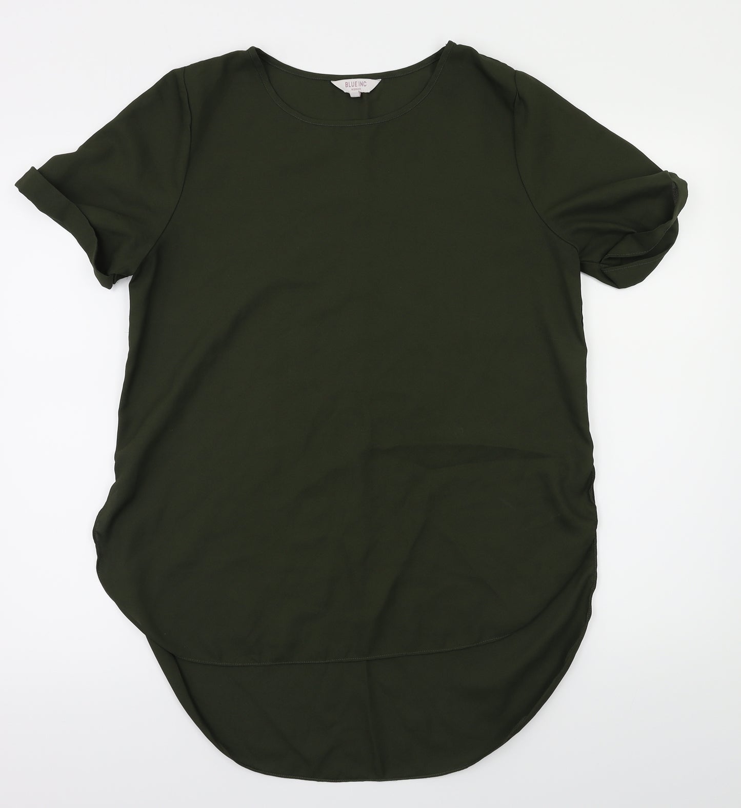 blue inc  Womens Green   Basic Blouse Size 12