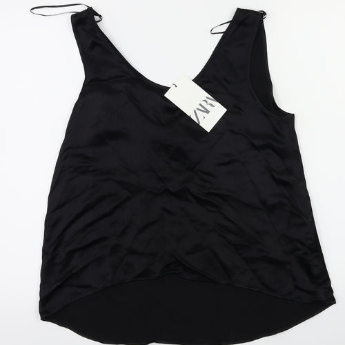 Zara Womens Black   Basic Blouse Size M