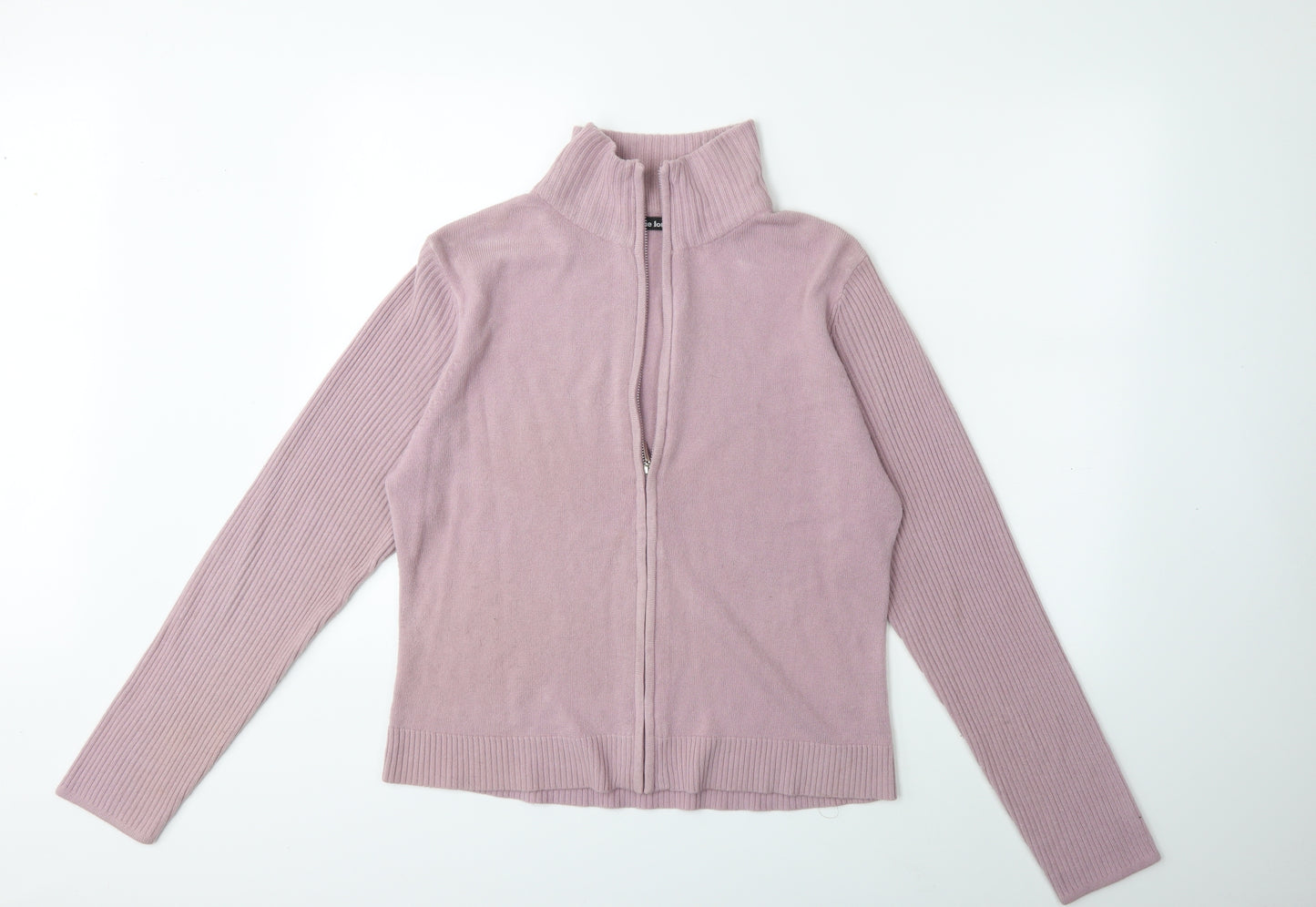 Ellie Louise Womens Purple  Knit Cardigan Jumper Size XL