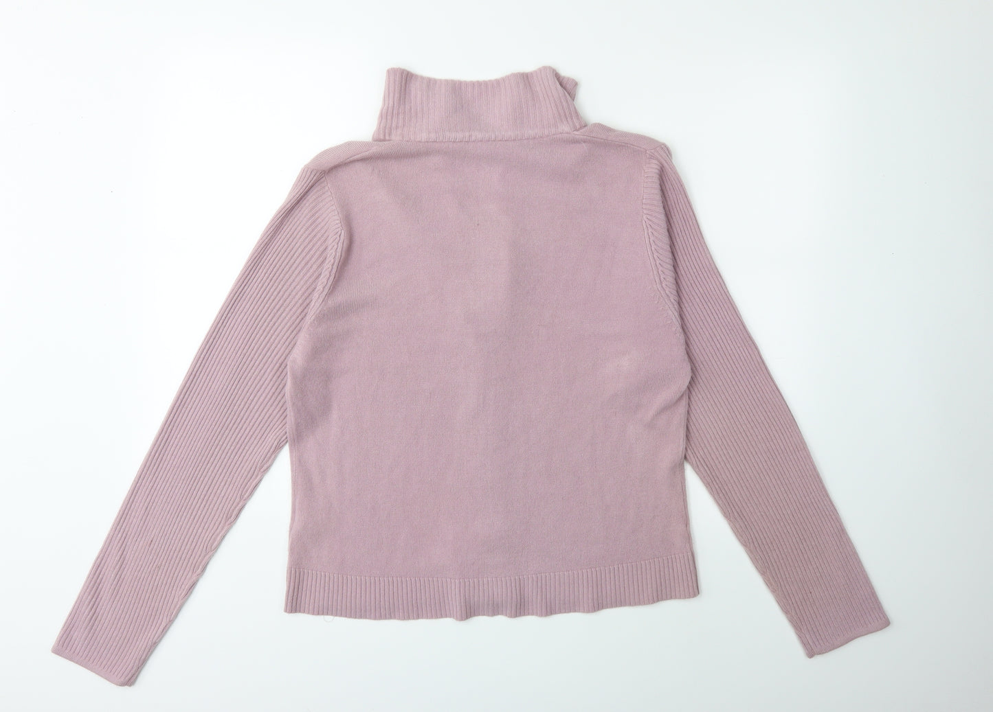 Ellie Louise Womens Purple  Knit Cardigan Jumper Size XL