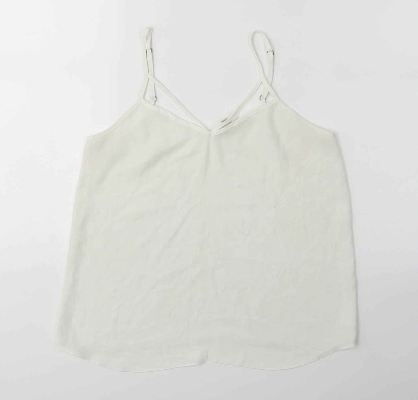 River Island Womens White   Basic Blouse Size 8