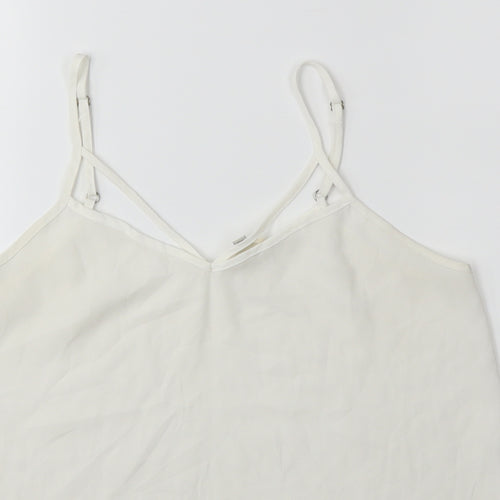 River Island Womens White   Basic Blouse Size 8