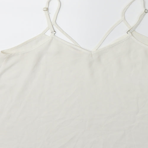 River Island Womens White   Basic Blouse Size 8