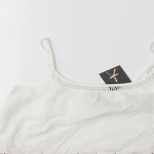 Atmosphere Womens White   Basic Blouse Size 6