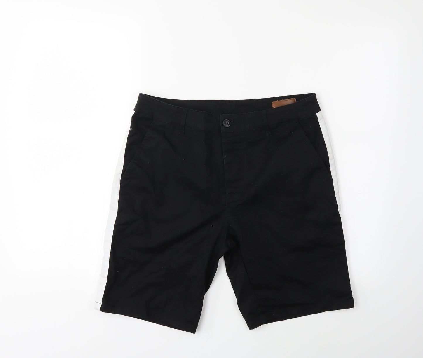 ASOS Mens Black   Biker Shorts Size 32 in