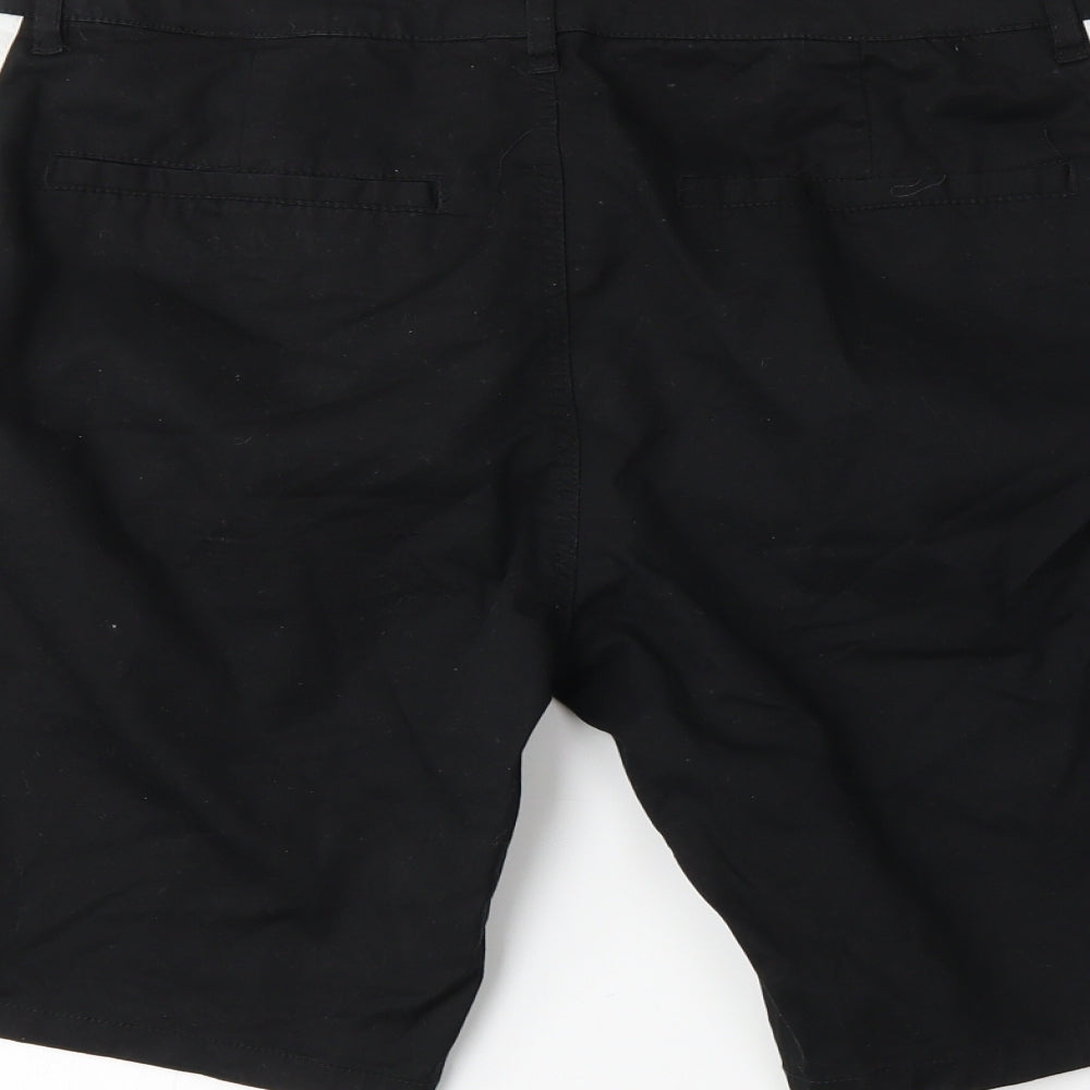 ASOS Mens Black   Biker Shorts Size 32 in