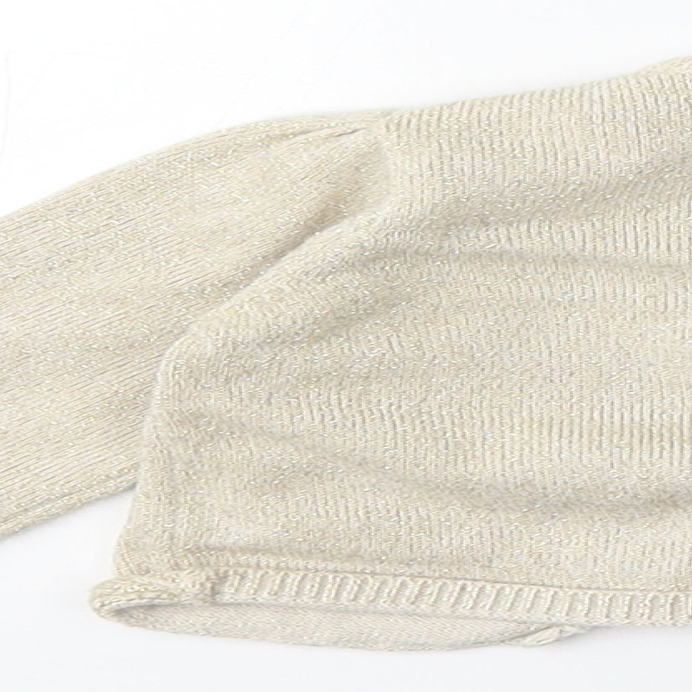F&F Baby Gold   Cardigan Jumper Size 9-12 Months