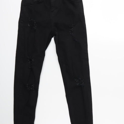 Hera Mens Black  Denim Skinny Jeans Size 26 L25 in