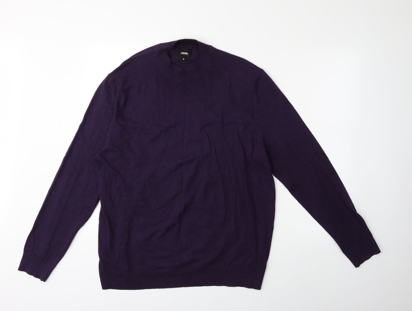 Burton Mens Purple  Knit Pullover Jumper Size XL