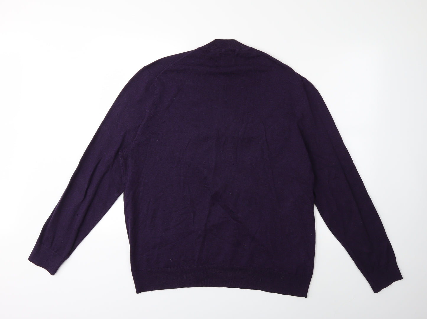Burton Mens Purple  Knit Pullover Jumper Size XL