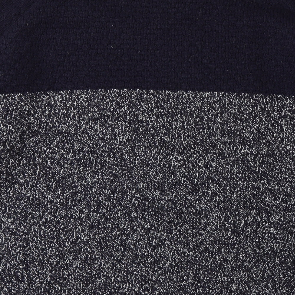 F&F Mens Blue  Knit Pullover Jumper Size 2XL