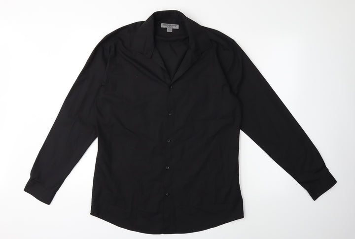 Cedar Wood State Mens Black    Button-Up Size 16
