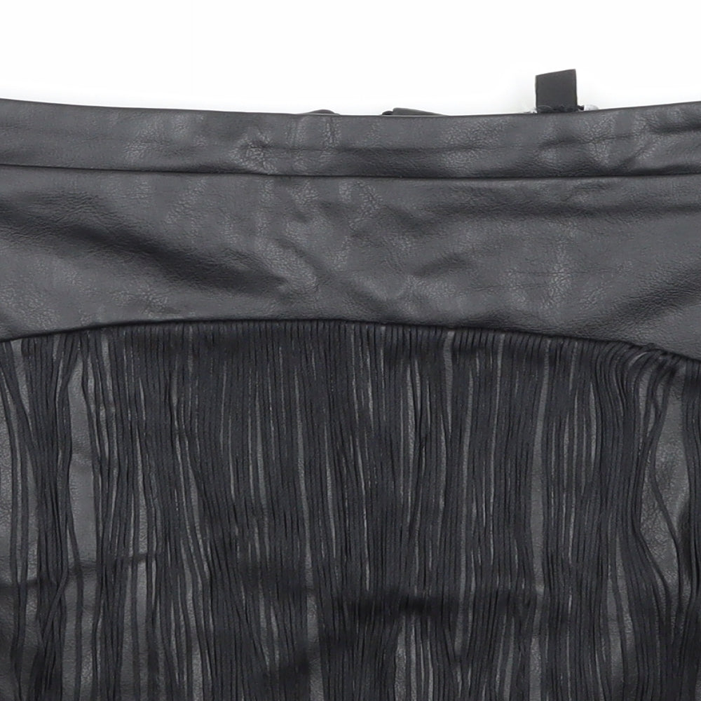 Lipsy London Womens Black   Mini Skirt Size 10