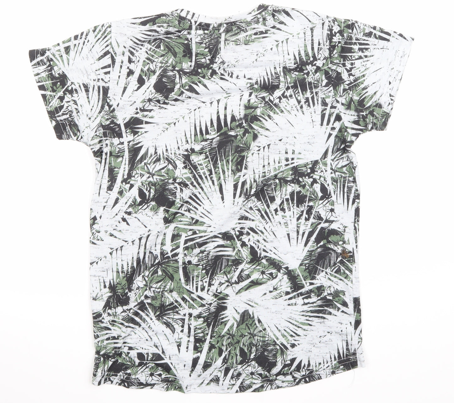 Primark Boys White Floral  Pullover T-Shirt Size 11-12 Years