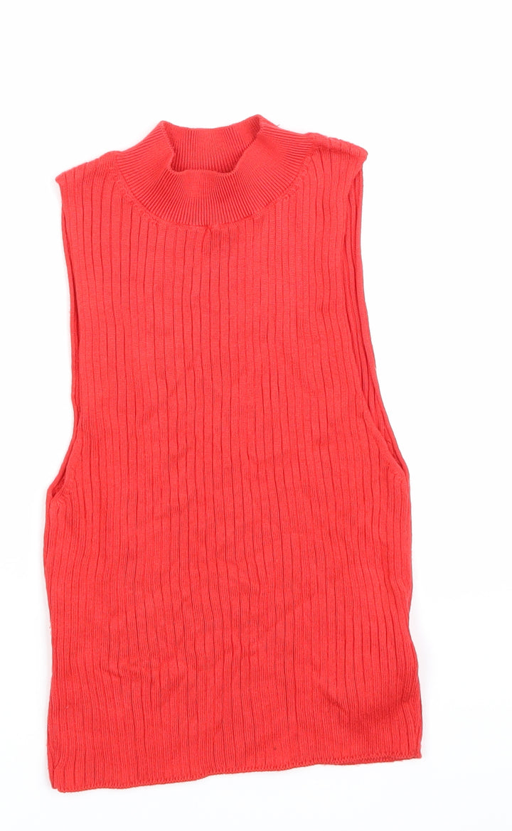 Topshop Womens Red   Basic Tank Size 8