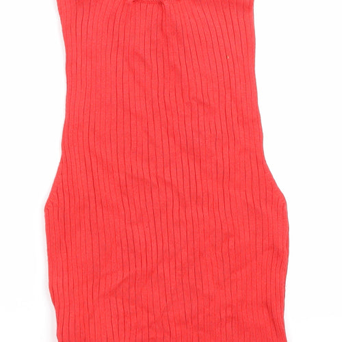 Topshop Womens Red   Basic Tank Size 8