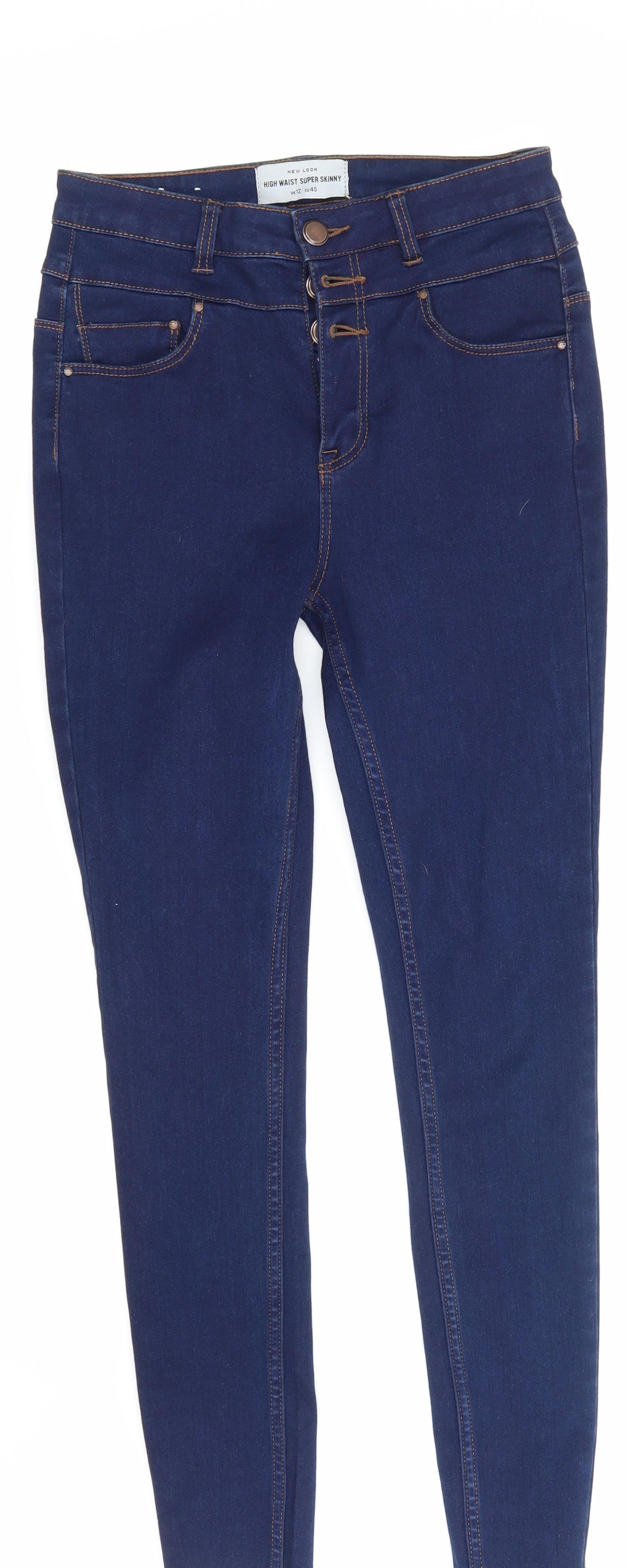 newlook Womens Blue  Denim Mom Jeans Size 12