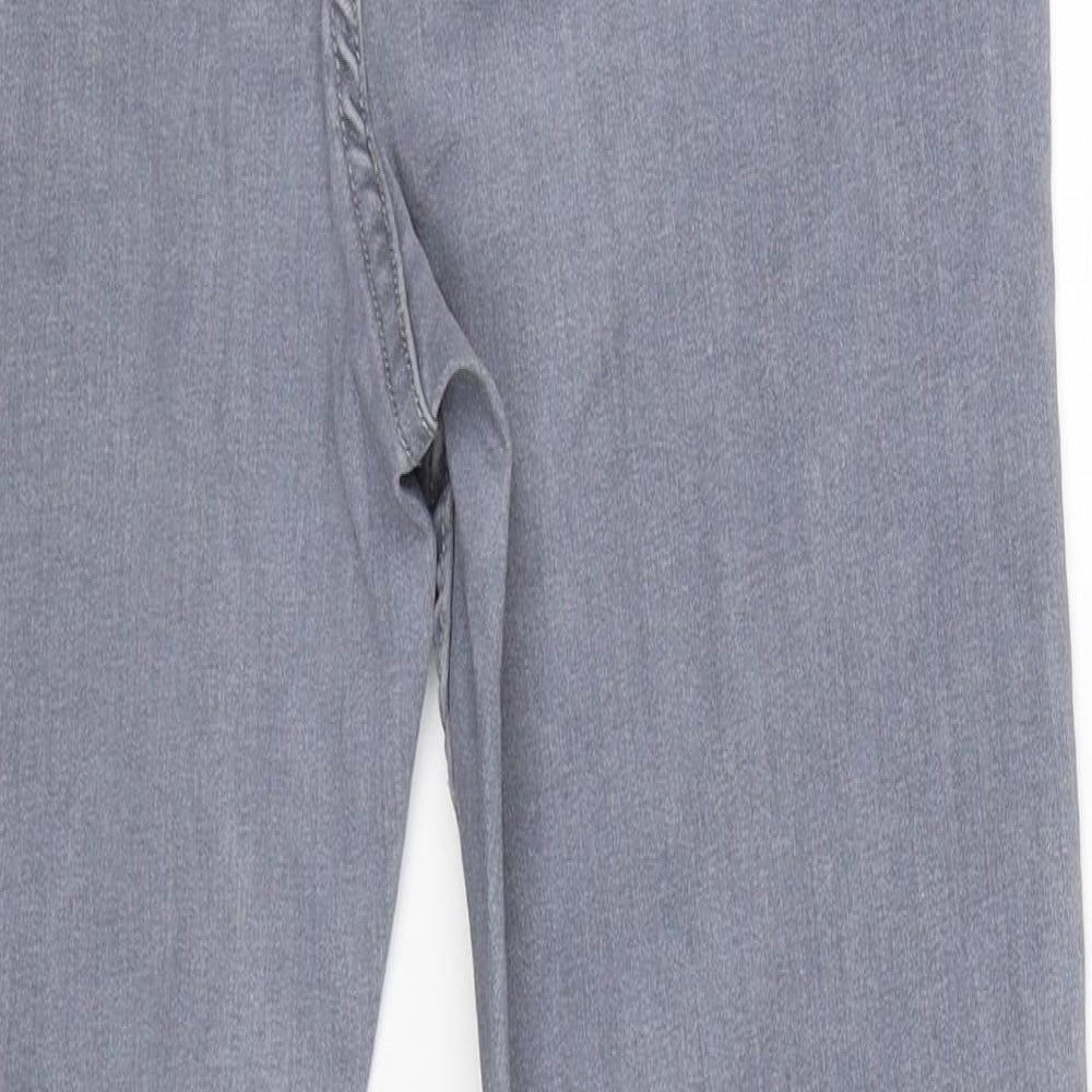 New Look Womens Grey  Denim Jegging Jeans Size 14 L27 in